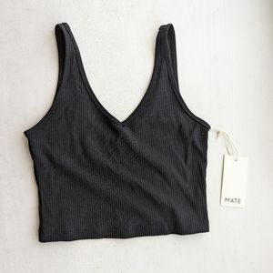 Mate Tencel Rib Crop